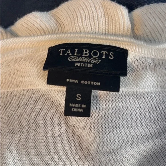 Talbots Ruffle Cardigan - Picture 2 of 3